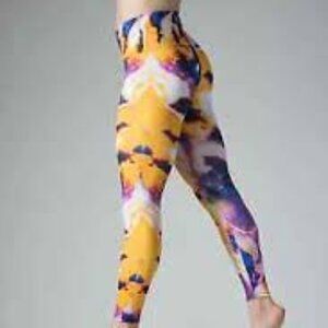Agstract Apparel Leggings Womens S Blue Slim Fit Yoga Tapered Stretch Pants